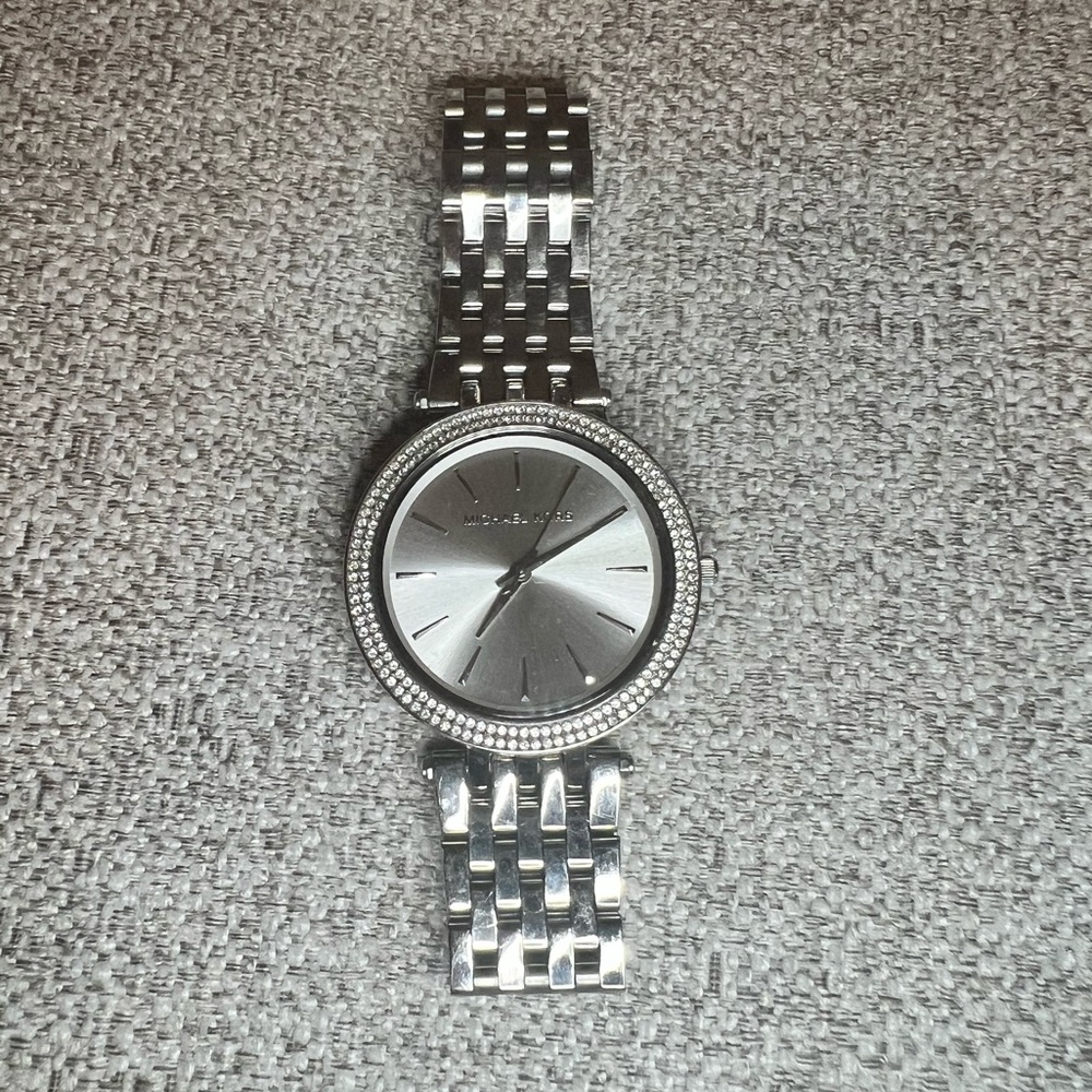 Silver toned Micheal Kors watch